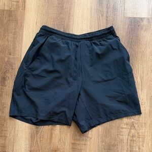 Men's navy blue 
 LULULEMON pace breaker Shorts